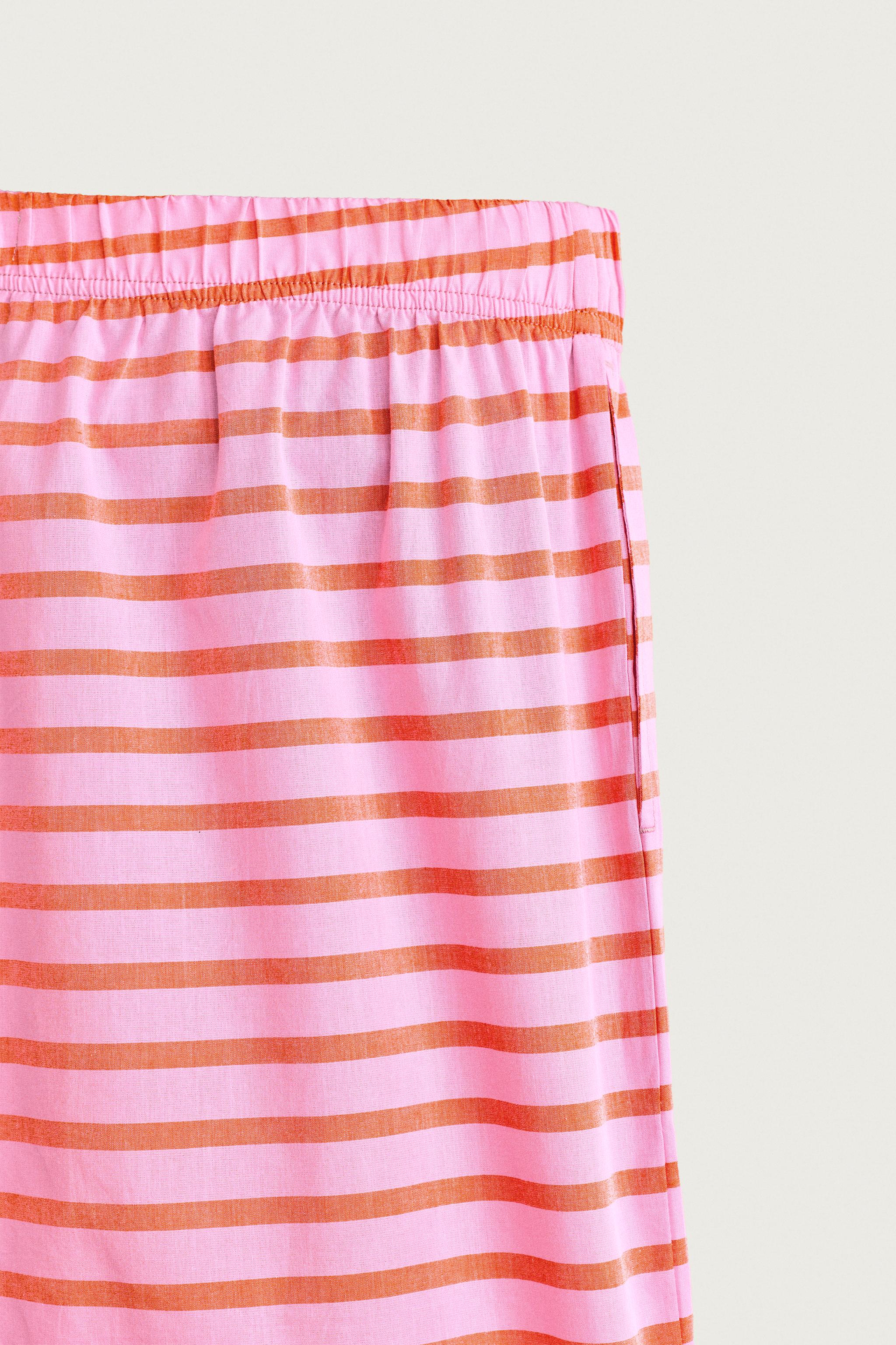 SHORT EN JACQUARD À RAYURES 0FR. PARIS X ZARA